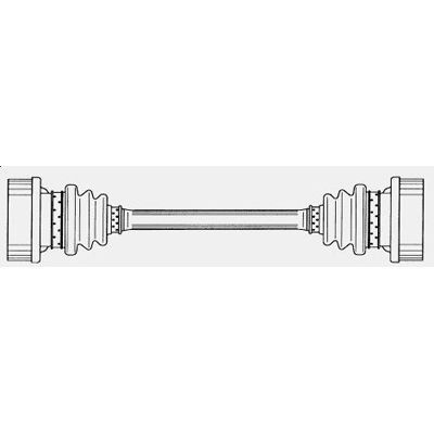 GKN-LOBRO Driveshaft 654333190