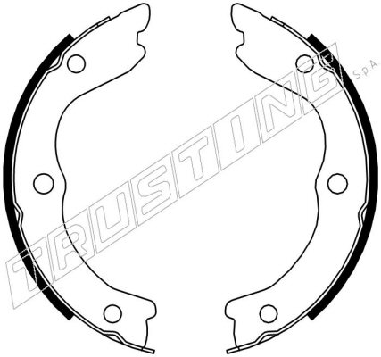Pagid Handbrake Shoes 103700908
