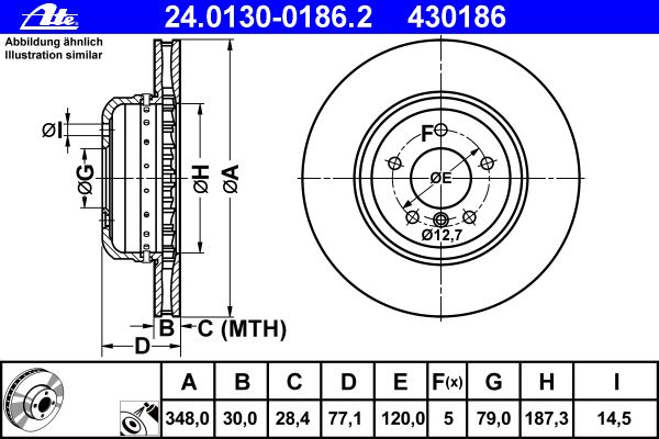 Ate Brake Discs 104110960