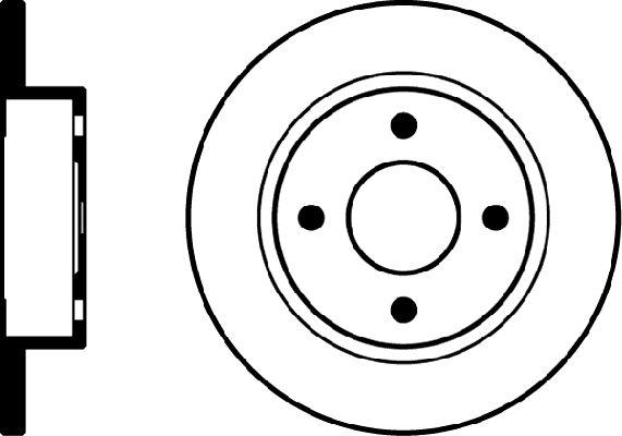 Bosch Brake Discs 104700017