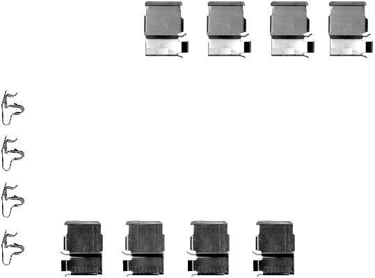 Pagid Brake Pad Fitting Kits 107820238