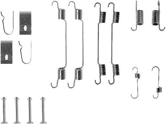 Pagid Brake Shoe Kit 112810038