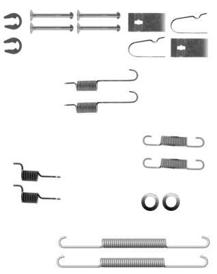 Pagid Brake Shoe Kit 112900018