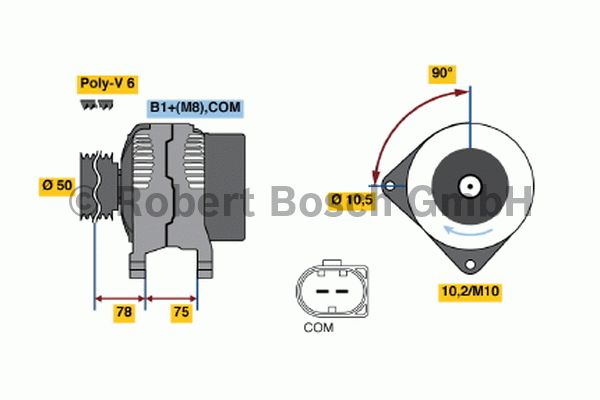 Bosch Alternator 401111410