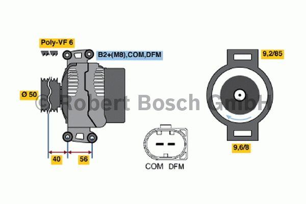 Bosch Alternator 401221720