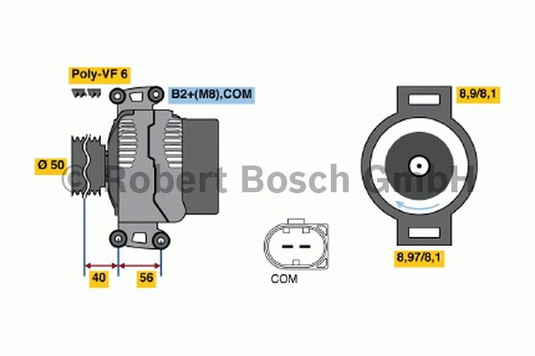 Bosch Alternator 401221860