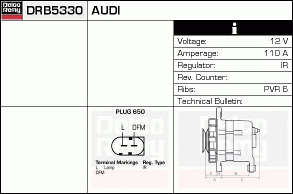 Lucas Alternator 401440011