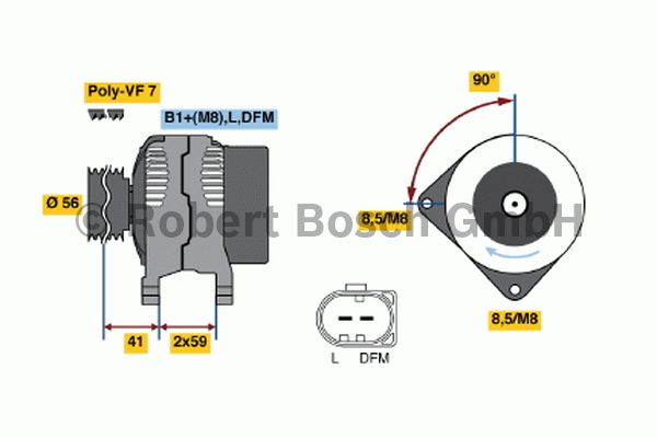 Lucas Alternator 401442071