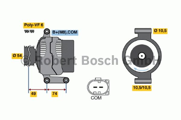 Lucas Alternator 401591861