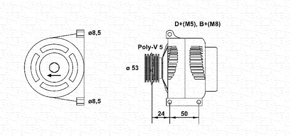 Denso Alternator 401651210