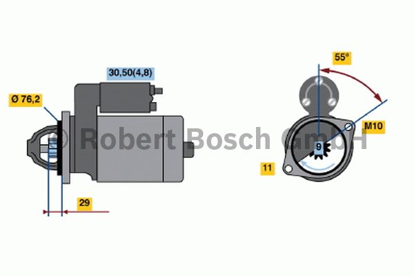 BOSCH Starter 402110390