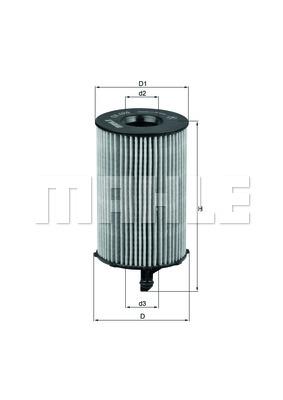 MAHLE Oil Filter 501440570 MAHLE Oil Filter 501440570