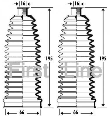 Lemforder Steering Rack Gaitor 612110185