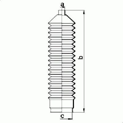 Lemforder Steering Rack Gaitor 612540135