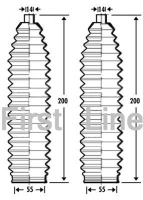 Lemforder Steering Rack Gaitor 612590225