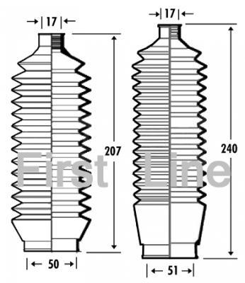 Lemforder Steering Rack Gaitor 612690085