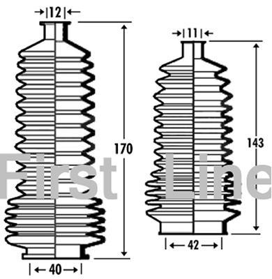 Lemforder Steering Rack Gaitor 612740085
