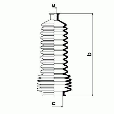 Lemforder Steering Rack Gaitor 612740085