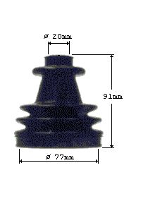 Gkn-Lobro Cv Boot Kit 656546060