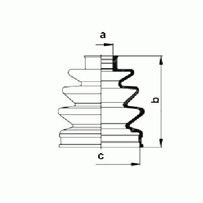 Gkn-Lobro Cv Boot Kit 656590680
