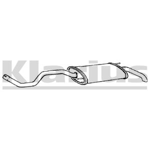 KLARIUS Rear Silencer 705441491