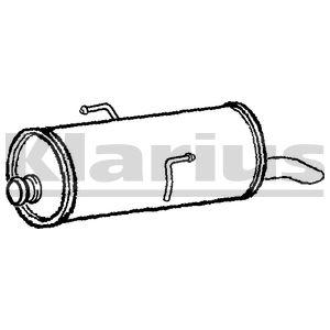 KLARIUS Rear Silencer 705730261
